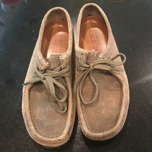 Clarks Originals Beige Brown Suede Wallabees